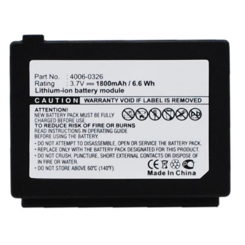 Li-ion, 3.7V, 900mAh H-19 Battery 11812 Replacement for Opticon 019WS000861 H-16 Compatible with Opticon 019WS000861 Barcode Scanner, 02BATLION-09 Synergy Digital Barcode Scanner Battery 